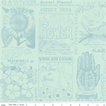 Riley Blake - Sewing Seeds III - Garden Blender, Aqua