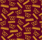 Fabric Traditions - NFL - 44^ Washington Commanders, Dark Red