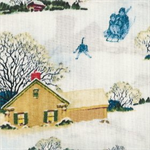 Quilting Treasures - Winter Fun - Wintertime Scenes w/Houses, Multi