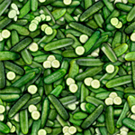 Quilting Treasures - Fresh - Cucumbers, Green