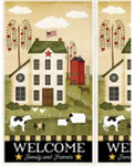 Wilmington Prints - The Way Home - 24^ Panel, Multi
