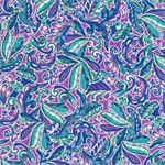 Robert Kaufman - Quilter's Linen - Garden Walk - Packed Foliage, Lisianthus
