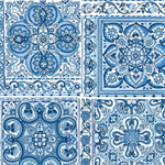 Benartex Traditions - Bluesette - Bluesettte Tiles, Blue/White