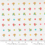 Moda - In The Garden - Dotted Sprig, Off White