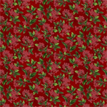 Hoffman California - Blooming Holidays - Winterberries, Crimson/Silver