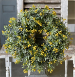 Wreath - Nottingham Berry 20^, Yellow