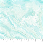 Northcott - Tranquil Waters - Swirling Water, Pale Turquoise