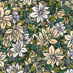 Robert Kaufman - Quilter's Linen - Garden Walk - Florals, Magnolia