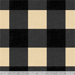 Marcus Fabrics - Linen Closet Weaves - Vichy, Black
