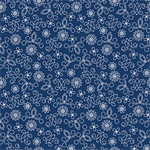 Benartex Traditions - Among the Wildflowers II - Tin Lantern, Indigo