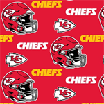 Fabric Traditions - NFL Fleece - Kansas City Chiefs, Red