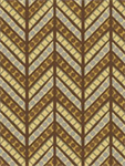 Exclusively Quilters - Chablis - Mosaic Chevron, Brown