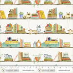 Windham Fabrics - Cats Around Town - Cats on Display, Ivory