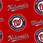 Fabric Traditions - MLB Fleece - Washington Nationals, Red