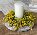 Candle Ring - Evensong Berries 10^, Yellow