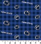 Sykel - College Prints - Penn State Buffalo Plaid, Blue