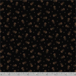 Marcus Fabrics - Black Sheep Cottons - Thistle, Black