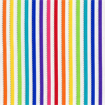 Anthology - Be Colourful - Rainbow Stripes, White
