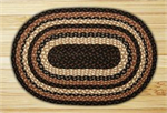 Braided Rug - Mocha/Frappuccino, 8' X 11' (Oval)