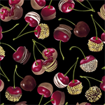 Kanvas Studio - Chocolicious - Chocolate Cherries, Black