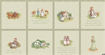 Riley Blake - Anne of Green Gables - 24^ Patchwork Panel, Sage