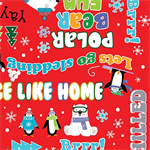 Kanvas Studio - Snow Place Like Home - Snow Fun Words, Red