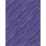 Wilmington Prints - Floral Flight - Ticking Stripe, Dark Blue