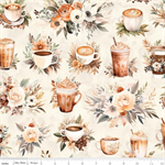 Riley Blake - Coffee Time - Cups of Coffee, Cream