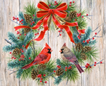 David Textiles - Exclusive Panels - 36^ Deck The Halls Panel, Multi