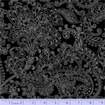 Marcus Fabrics - Domino Duo - Paisley, Black