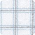 Robert Kaufman - Brooklyn Plaid Flannel - Squares, Grey/Blue/White