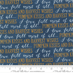 Moda - Harvest Wishes - Fall Words, Night Sky