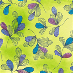 Quilting Treasures - Serafina - Tossed Leaves, Lime