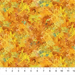 Northcott - Canoe Lake - Multi Texture, Yellow/Orange