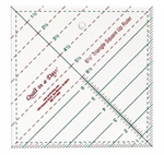 Quilt in A Day - Ruler - Triangle Square Up Ruler - 6.5^