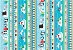 Kanvas Studio - Snow Place Like Home -Snow Friends Stripe, Multi