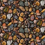 Michael Miller - Starlit Towers - Textured Earth, Multi