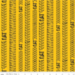 Riley Blake - CATERPILLAR® - CAT Tracks, Yellow