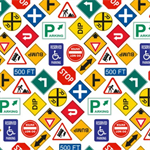 Clothworks - Let's Go! - Signs, White