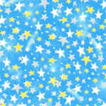 A.E. Nathan - Comfy Flannel Prints - Bursting Stars, Blue