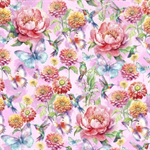 Lumin Fabrics - Flight of Fancy - Color My World, Purple