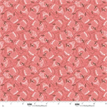 Blank Quilting - Snowmates - Snowmen Tonal, Muted Red