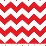 David Textiles - Chevron - Chevron, Red