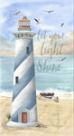 Timeless Treasures - Let Your Light Shine - 24^ Lighthouse Panel, Multi